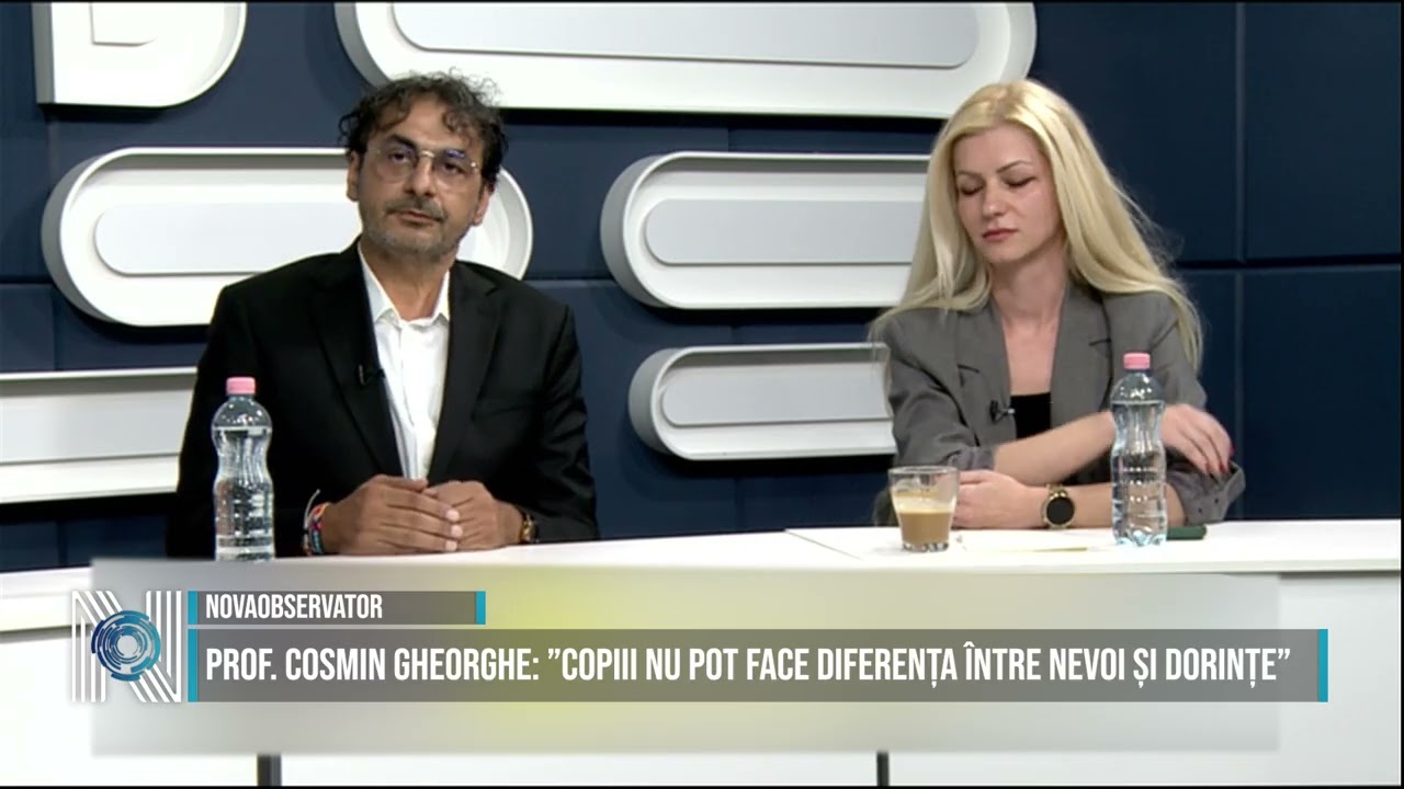 Prof. Cosmin Gheorghe: ”Copiii nu pot face diferența între nevoi și dorințe”