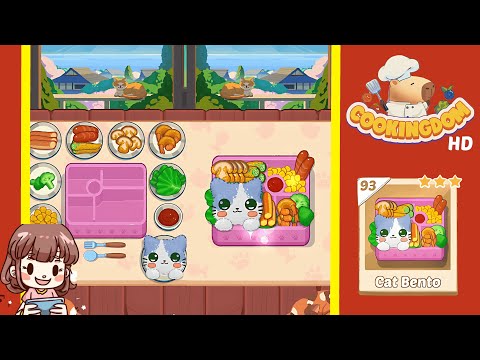 Cookingdom Level 89 Cat Bento Solution Walkthrough