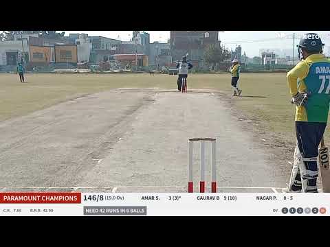 Live Cricket Match | Paramount Champions vs SCC(NOIDA) | 23-Nov-22 08:12 AM 20 overs | NOIDA PREMIER