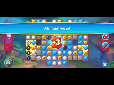 Fishdom gameplay level 2217