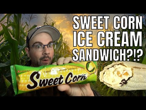 Korean sweet corn ice cream sandwich E126