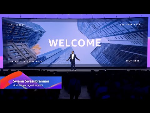 AWS Summit New York City 2025 Keynote | Amazon Web Services  VP of Agentic AI Swami Sivasubramanian