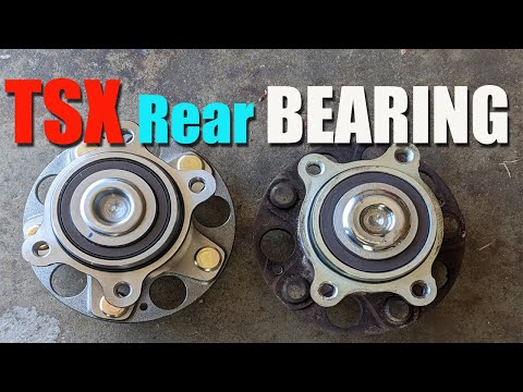 How to Replace Rear Wheel Bearings on 2005 Acura TSX