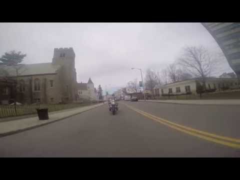 riding my Boulevard M50 in Everett MA