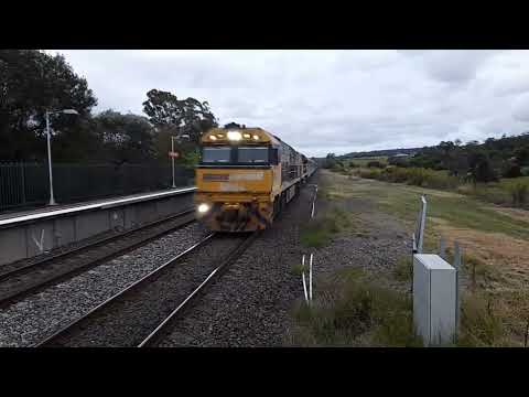 Great souther cross over with coal train douglas park nsw