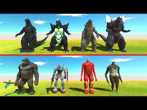 Kaiju Monster Battle | Team Godzilla VS Random Team - ARBS