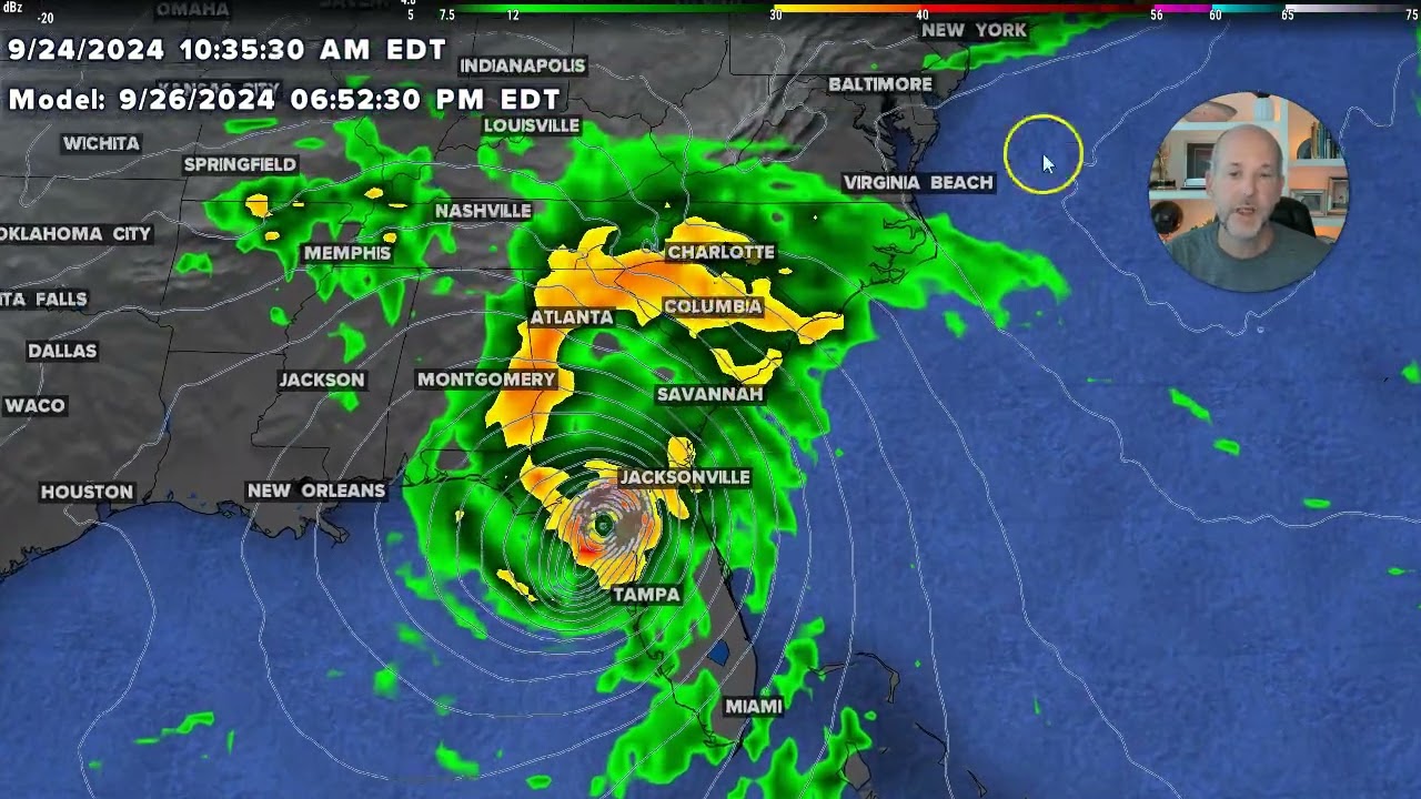 Tuesday wx vlog 9/24/2024: Future #Helene will bring a significant flash flood risk to the Carolinas
