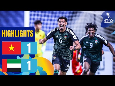 Vietnam vs. United Arab Emirates | Highlights | AFC U17 Asian Cup™ 2025
