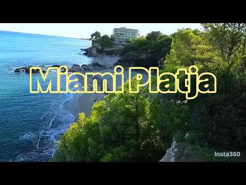 The fabulous bays of Miami Platja, Costa Dorada, Spain. 360 Virtual walk
