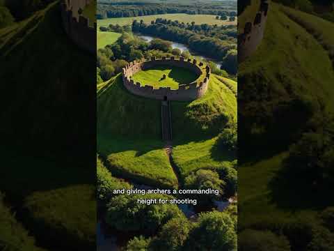 The First Castles - Motte-and-Bailey Style, France history #facts #science #historyfacts