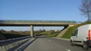 preview picture of video 'Driving On The N164 Between Châteaulin & Pleyben, Finistère, Brittany 16th April 2010'