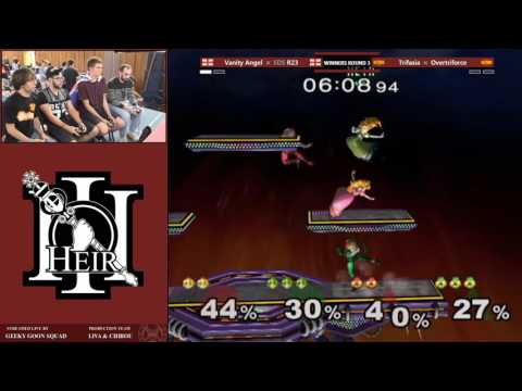 Heir 3 - Vanity Angel + R23 Vs. Trifasia + Overtriforce - Winners Round 3 - Melee Doubles