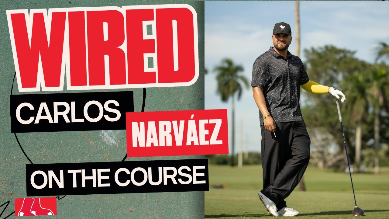 Carlos NarvΓ‘ez Mic'd Up Round of Golf | Boston Red Sox Wired