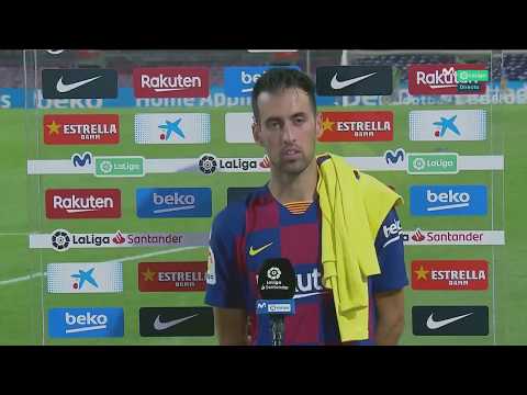 SERGIO BUSQUETS POST-MATCH INTERVIEW AFTER 2-2 DRAW WITH ATLETICO MADRID | BARCELONA DRAW REACTION |