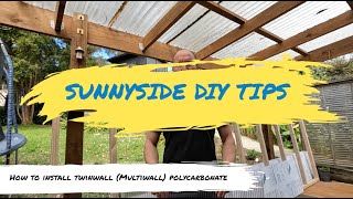 How to install Twinwall (multiwall) polycarbonate roofing