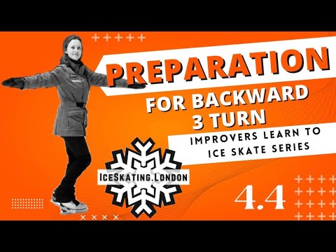 Preparation for Backward 3 turns | Improver Learn to Ice Skate Series