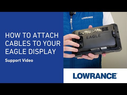 How to Attach Power & Transducer Cables to Lowrance Eagle Fishfinders