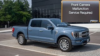 “Front camera malfunction, service required” warning in Ford