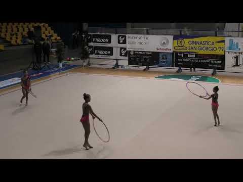 TORNEO DESIO  21/01/23  - Squadra Gold  Allieve -  Trio cerchi