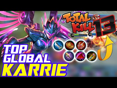 Perfect gameplay - Karrie Best Build 2020 top global - Mobile Legends