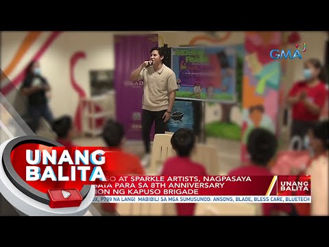 Ilang Kapuso at Sparkle artists, nagpasaya ng mga bata para sa 8th anniversary celebration… UB