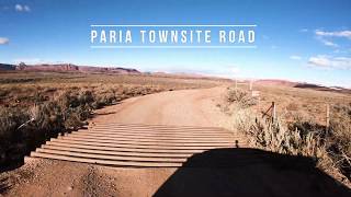 preview picture of video 'Drive to Paria Townsite - Grand Staircase Escalante National Monument'