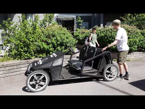 New Two-Seater Electric Cargo Bike