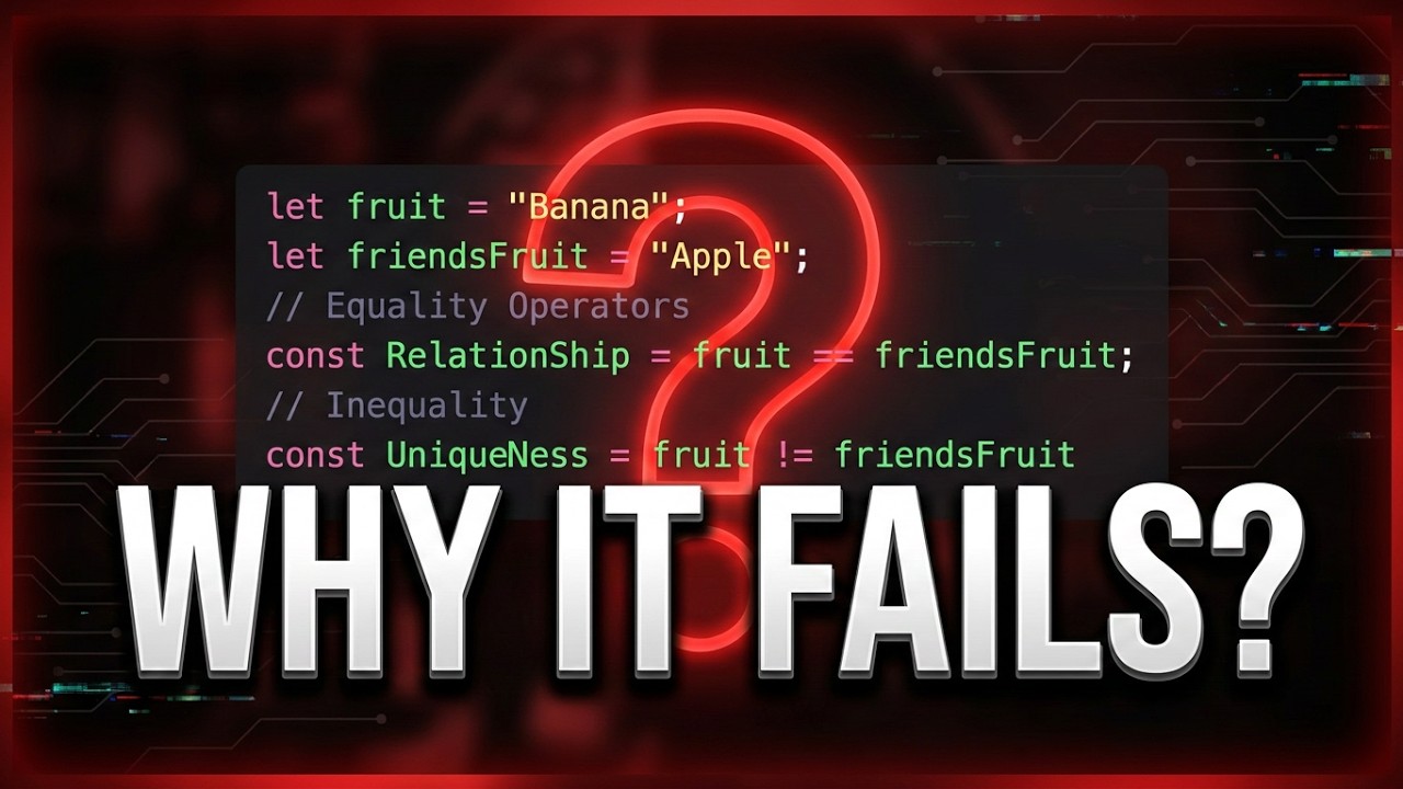 Why Your JavaScript Logic Is Failing: Equality Explained