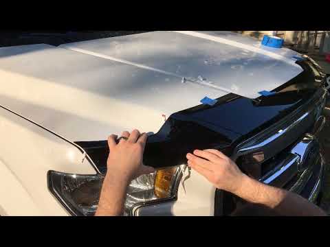 Installing a Lund Hood Defender Hood Shield On My 2015 Ford F150