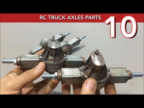 Build - RC Truck Metal Axle 1/14 Scale - For Heavy Construction Truck Part : 10