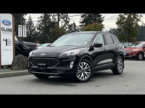 2020 Ford Escape Titanium Hybrid + Remote Start, Panoramic Moonroof Review | Island Ford 25653A