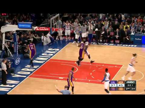 Los Angeles Lakers vs New York Knicks | February 1, 2015 | NBA 2014-15 Season