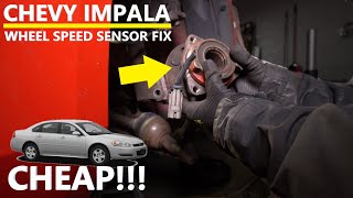Chevy Impala Wheel Speed/ABS Sensor Fix