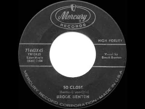1959 HITS ARCHIVE: So Close - Brook Benton