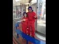 Indoor SkyDiving with my little sister 