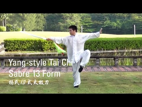 Yang-style Tai Chi Sabre 13 Form (杨氏13式太极刀)