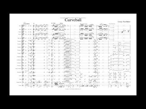 Curveball - Grade 4 bluesy tenor sax feature ballad by Paul Baker