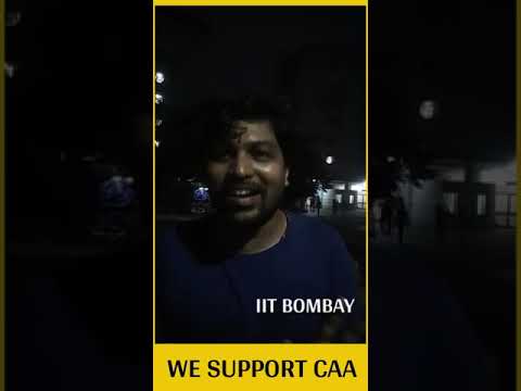 WE SUPPORT CAA – IIT Bombay
