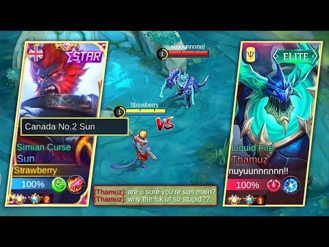 Sesshumaru vs Top 1 Global Thamuz (4k matches) ! | He Called Me Stu*pid 🥲 | But He Regret It!! mlbb