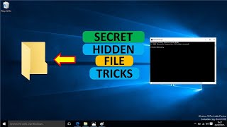 How to Hide or Unhide Files and Folders with Command Prompt on Windows 10? #video