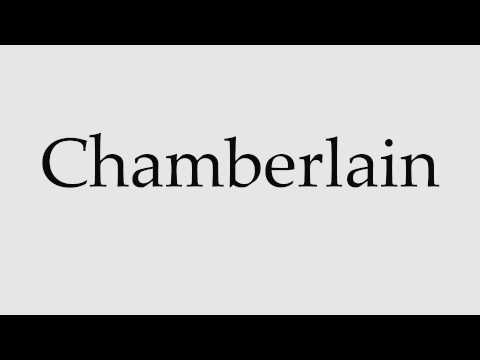 How to Pronounce Chamberlain