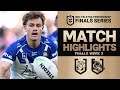 2025 NRL Match Highlights Bulldogs V Panthers  Finals Week 2