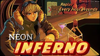 【NEON INFERNO】ネオンインフェルノ リプレイモードでの練習の成果(すべての時は傷を与え…)アーケードレベル#006