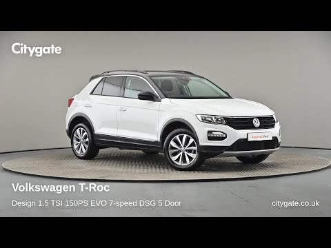 Volkswagen T-Roc - Design 1.5 TSI 150PS EVO 7-speed DSG 5 Door - Citygate Volkswagen Ruislip
