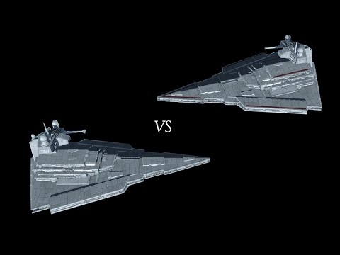 Victory-II Star Destroyer VS Victory-I Star Destroyer (Empire at War Thrawn's Revenge)