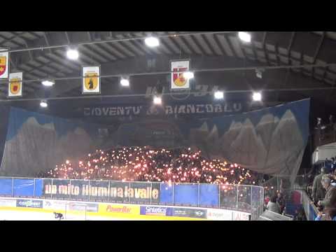 Ambri - Davos 23.12.2014 Coreografia Curva Sud
