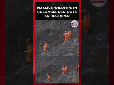 COLOMBIA WILDFIRE: 3,000 Hectares Burned In Norte de Santander, Farmers Face Heavy Losses!
