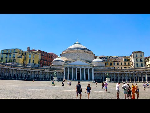 Naples, Italy, walking tour of the most popular places. Must see before you go to Naples.