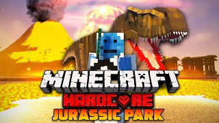 I Survived 100 Days of Hardcore Minecraft In Jurassic Park And Here’s What Happened