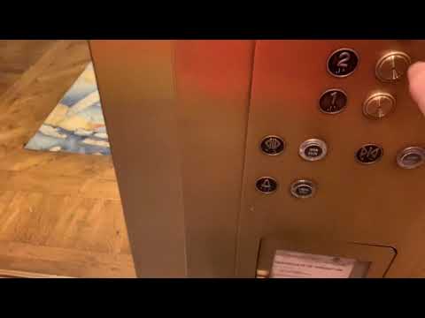 AWESOME FAST 1990 Otis Lexan E411 Traction Elevators at the Yacht Club Disney World